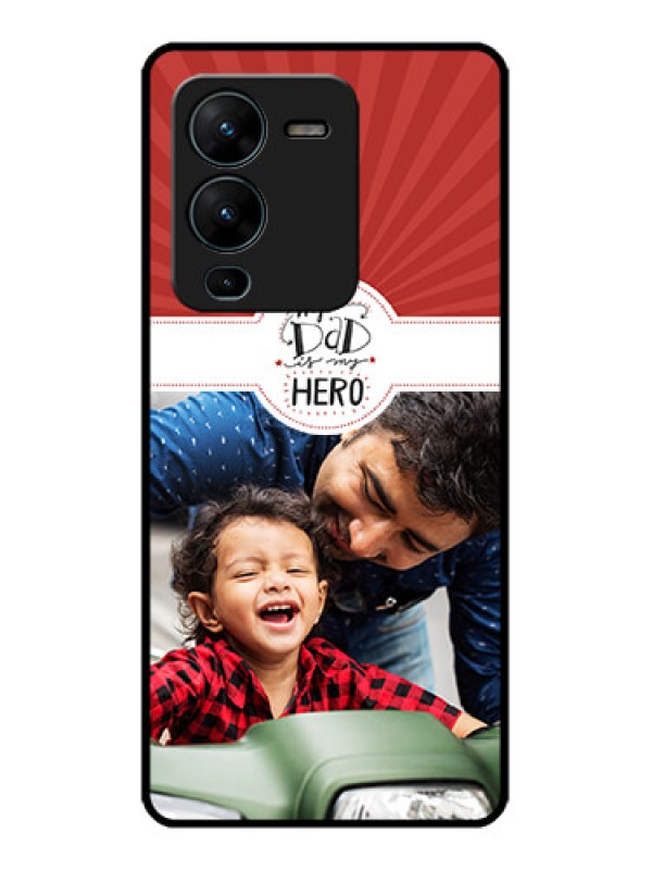Custom Vivo V25 Pro 5G Custom Metal Phone CaseMy Dad Hero Design
