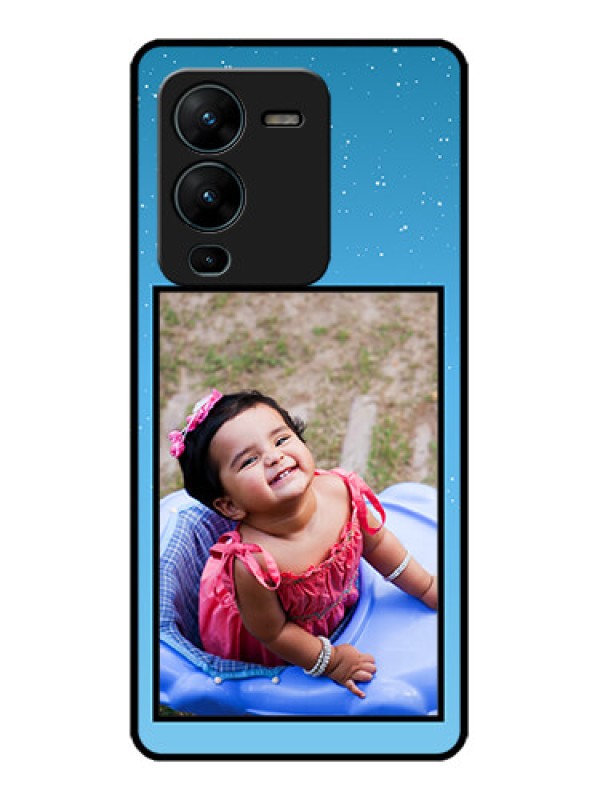 Custom Vivo V25 Pro 5G Custom Metal Phone CaseWave Pattern Colorful Design