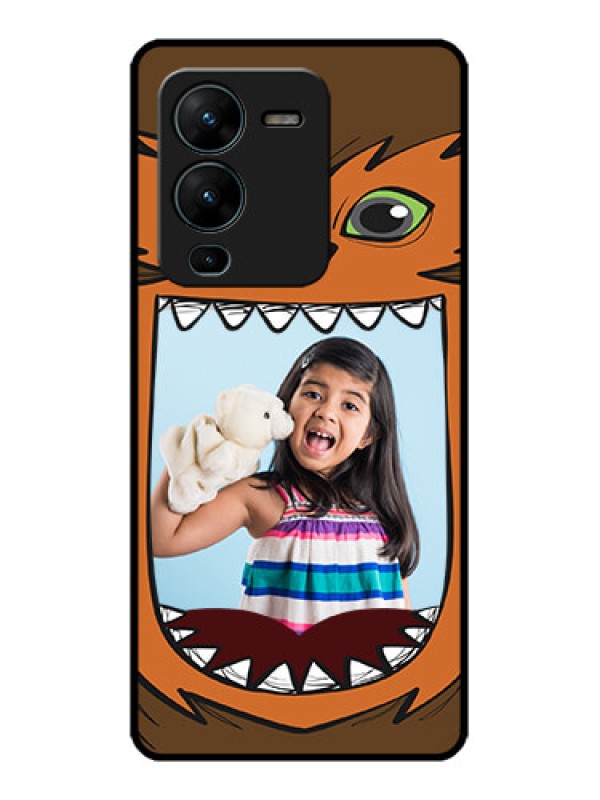 Custom Vivo V25 Pro 5G Custom Metal Phone CaseOwl Monster Back Case Design