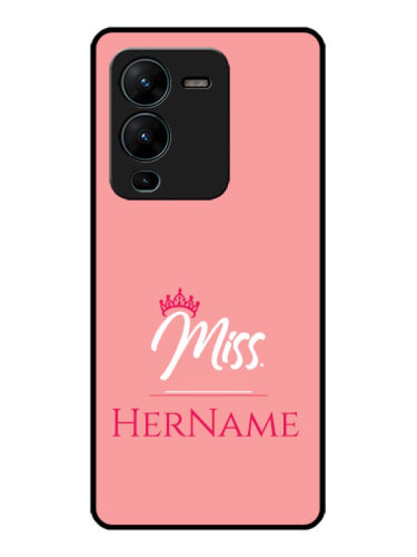 Custom Vivo V25 Pro 5G Custom Metal Phone CaseMrs With Name Design