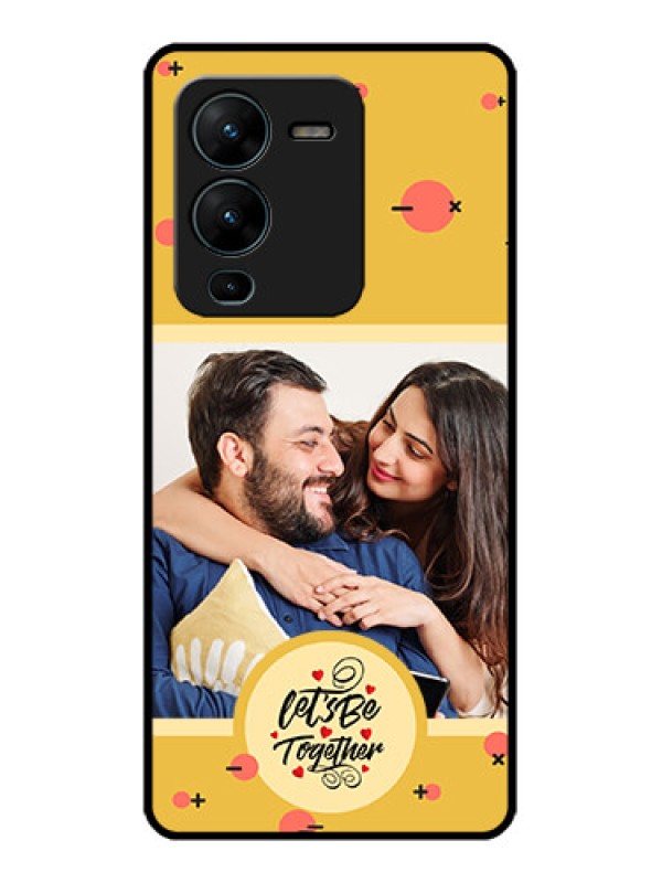 Custom Vivo V25 Pro 5G Custom Metal Phone CaseLets Be Together Design