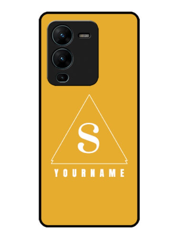 Custom Vivo V25 Pro 5G Custom Metal Phone CaseSimple Triangle Design