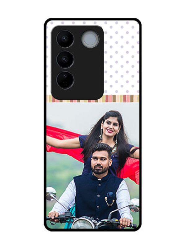 Custom Vivo V27 Pro Custom Metal Phone CaseCute Family Design