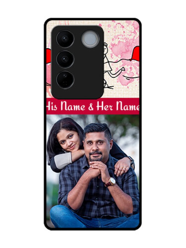 Custom Vivo V27 Pro Custom Metal Phone CaseYou And Me Case Design