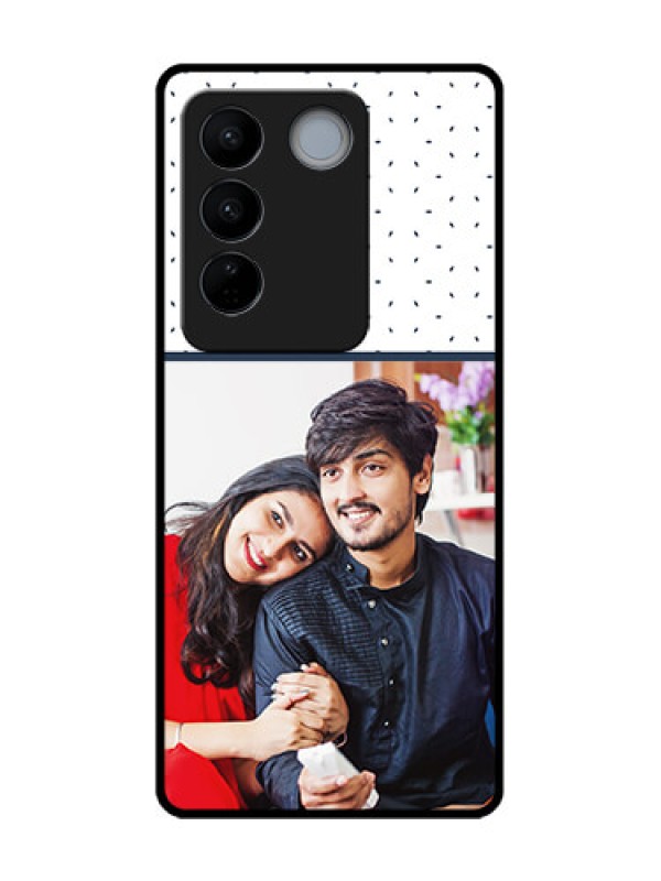 Custom Vivo V27 Pro Custom Metal Phone CasePremium Dot Design