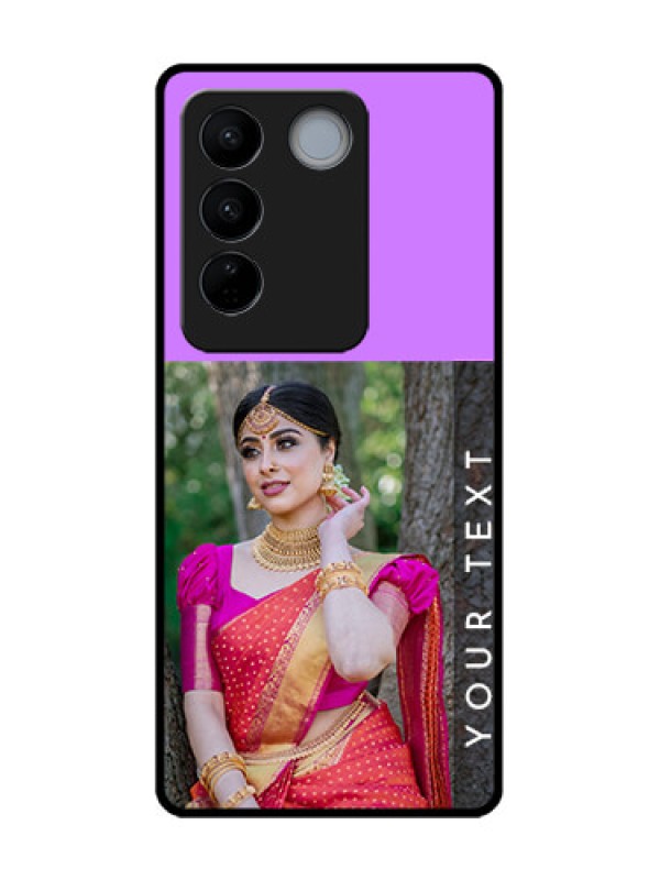 Custom Vivo V27 Pro Custom Metal Phone CaseBirthday Icons Design