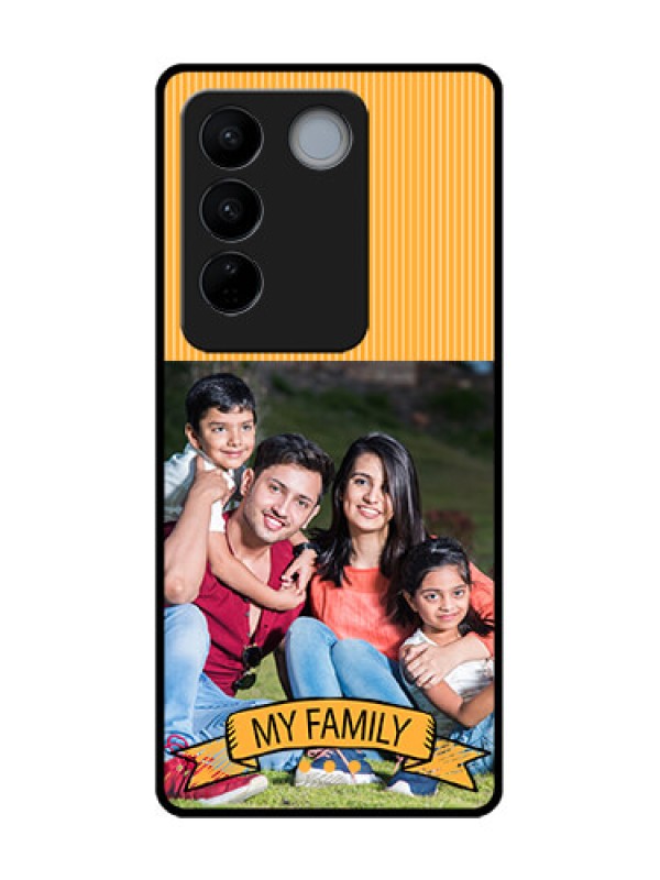 Custom Vivo V27 Pro Custom Metal Phone CaseMy Family Design