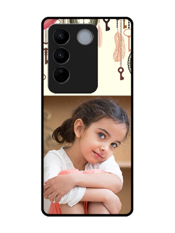 Custom Vivo V27 Pro Custom Metal Phone CaseBoho Style Design