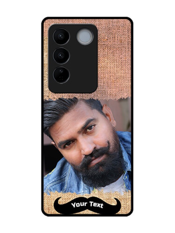 Custom Vivo V27 Pro Custom Metal Phone CaseWith Texture Design