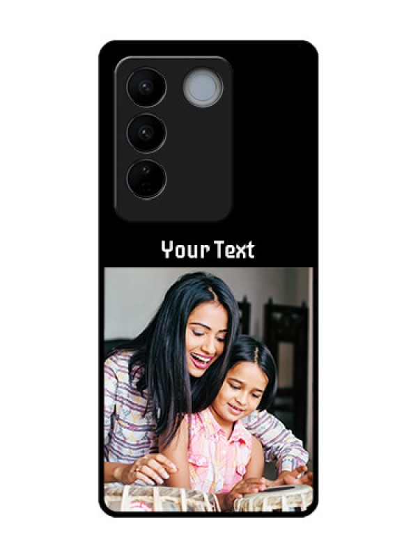 Custom Vivo V27 Pro Custom Metal Phone CasePhoto With Name Design