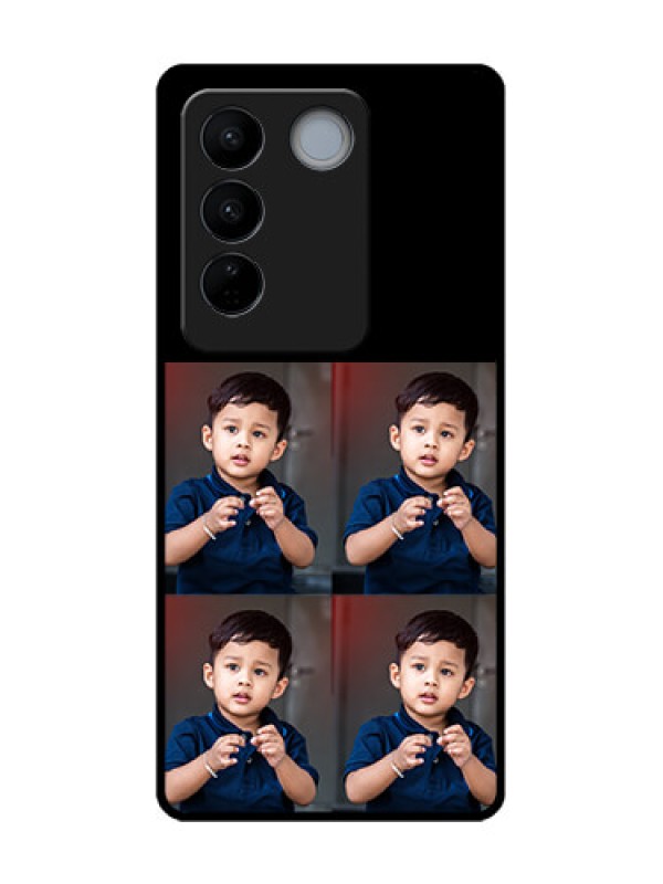 Custom Vivo V27 Pro Custom Metal Phone Case4 Image Holder Design