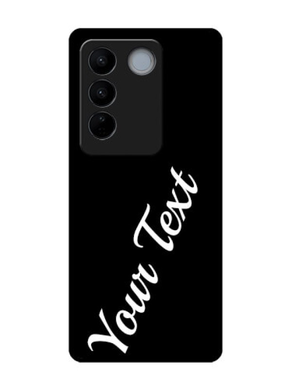 Custom Vivo V27 Pro Custom Metal Phone CaseWith Your Name Design