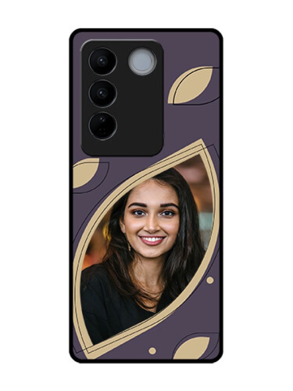 Custom Vivo V27 Pro Custom Metal Phone CaseFalling Leaf Design