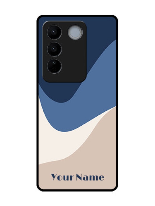 Custom Vivo V27 Pro Custom Metal Phone CaseAbstract Drip Art Design