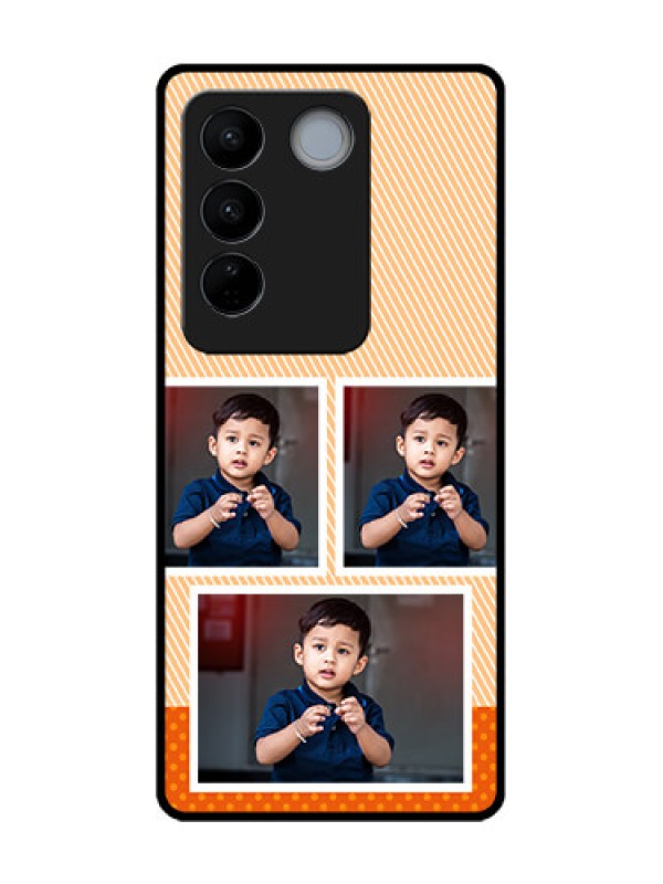 Custom Vivo V27 Custom Metal Phone CaseBulk Photos Upload Design