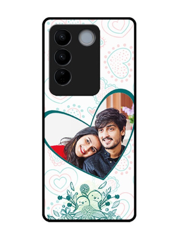 Custom Vivo V27 Custom Metal Phone CasePremium Couple Design