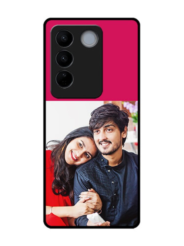 Custom Vivo V27 Custom Metal Phone CaseAnniversary Cover Design