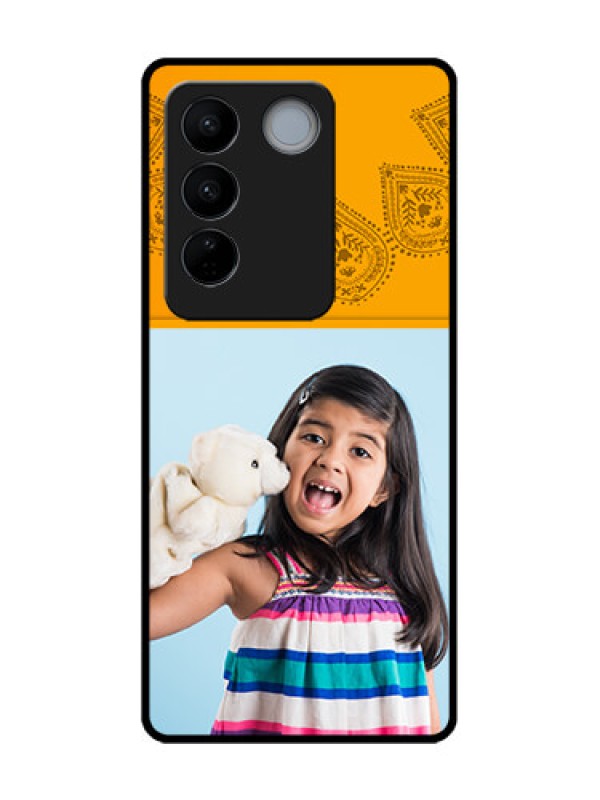 Custom Vivo V27 Custom Metal Phone CasePhoto Wedding Design