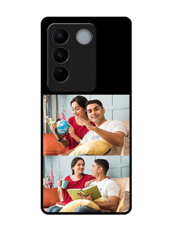 Custom Vivo V27 Custom Metal Phone Case2 Images Design