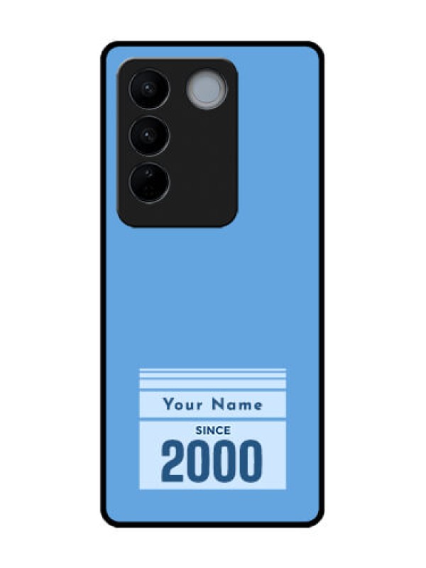 Custom Vivo V27 Custom Metal Phone CaseCustom Year Of Birth Design