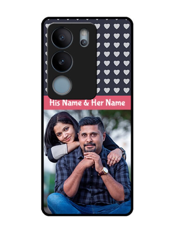 Custom Vivo V29 5G Custom Metal Phone Case - Love Symbols Design