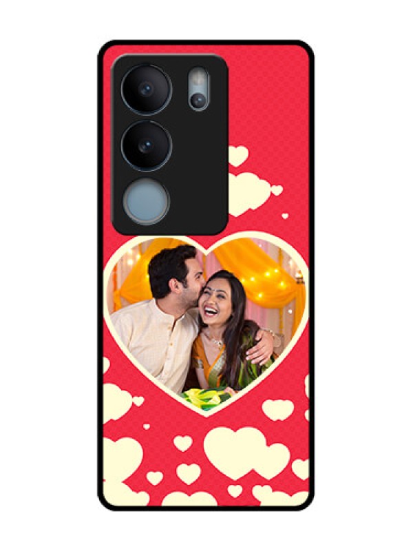 Custom Vivo V29 5G Custom Metal Phone Case - Love Symbols Phone Cover Design