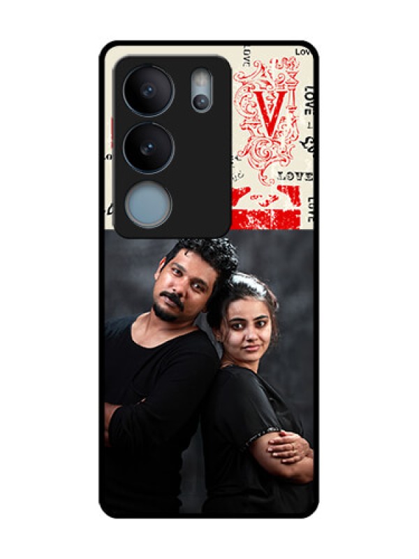 Custom Vivo V29 5G Custom Metal Phone Case - Trendy Love Design Case