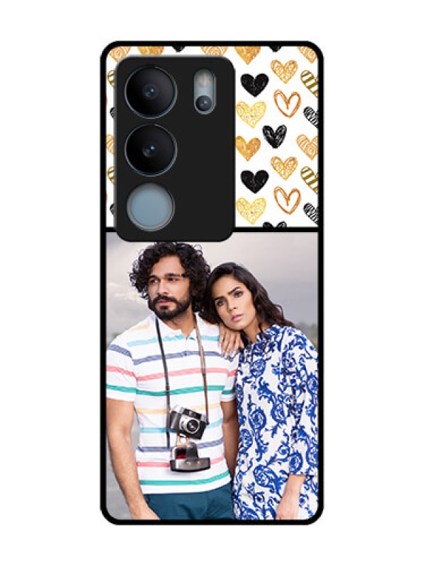 Custom Vivo V29 5G Custom Metal Phone Case - Love Symbol Design