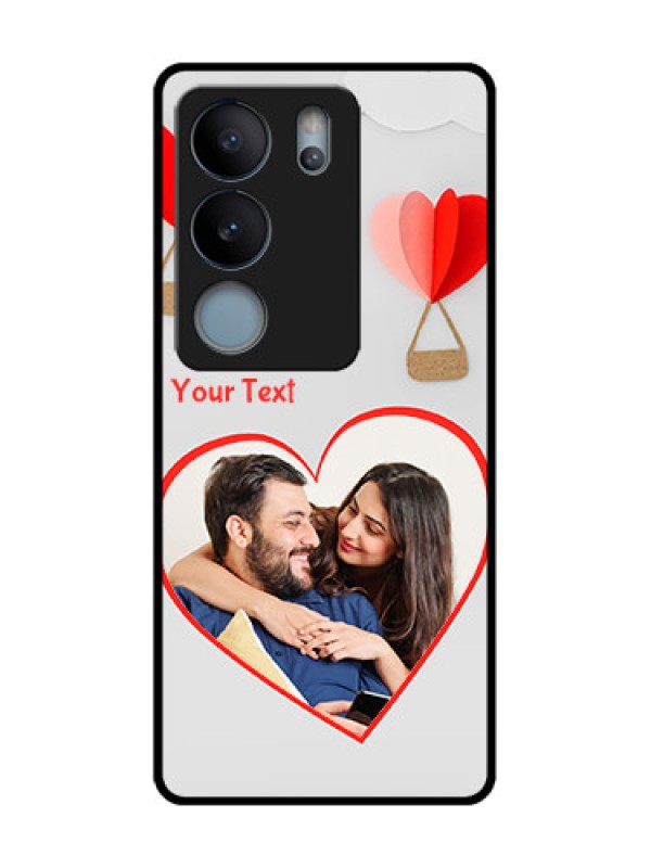 Custom Vivo V29 5G Custom Metal Phone Case - Parachute Love Design