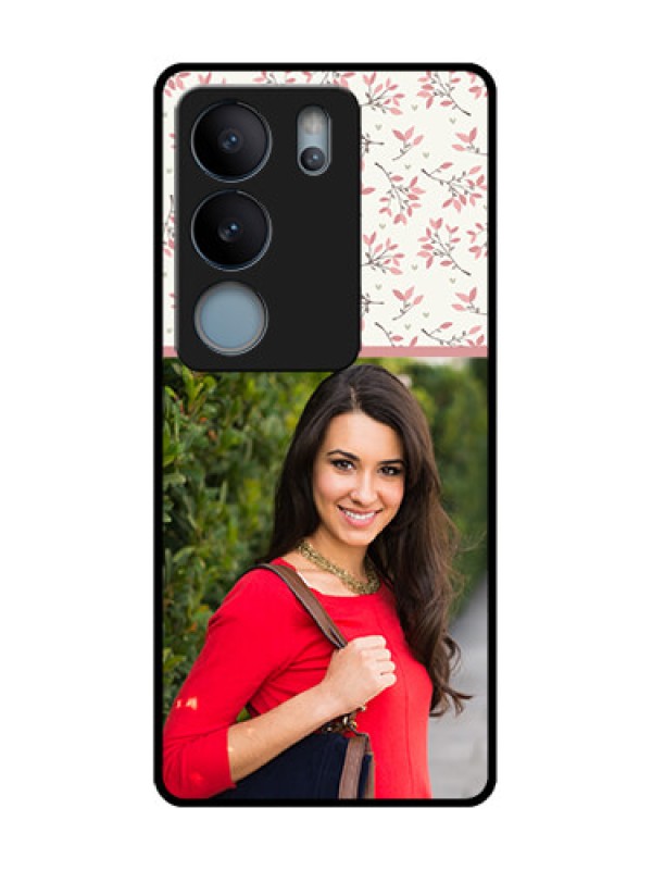 Custom Vivo V29 5G Custom Metal Phone Case - Stunning Floral Design