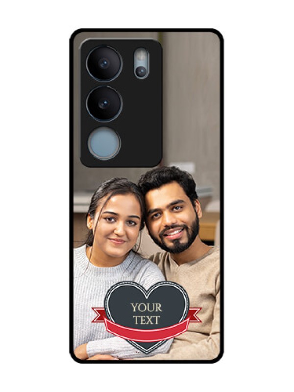 Custom Vivo V29 5G Custom Metal Phone Case - Just Married Couple Design