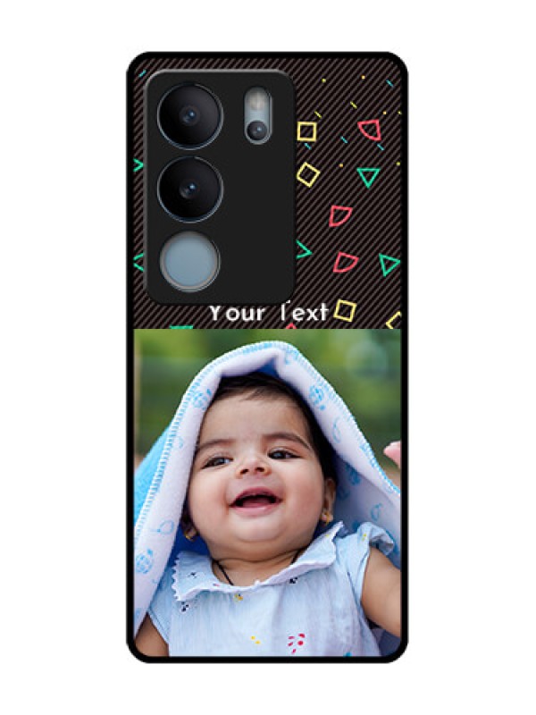 Custom Vivo V29 5G Custom Metal Phone Case - With Confetti Birthday Design