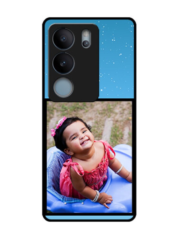 Custom Vivo V29 5G Custom Metal Phone Case - Wave Pattern Colorful Design