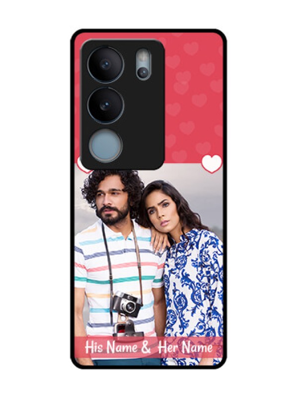 Custom Vivo V29 5G Custom Metal Phone Case - Simple Love Design