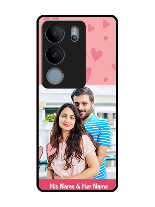 Custom Vivo V29 5G Custom Metal Phone Case - Love Design Peach Color