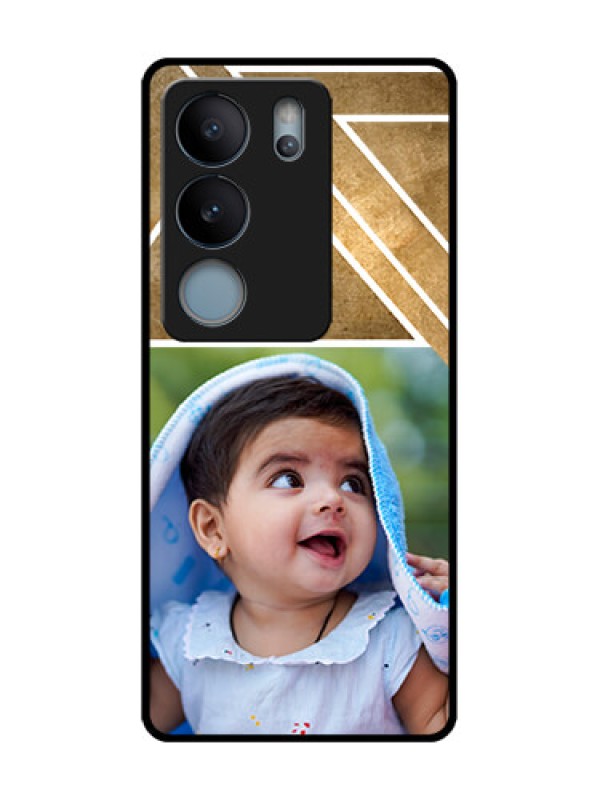 Custom Vivo V29 5G Custom Metal Phone Case - Gradient Abstract Texture Design