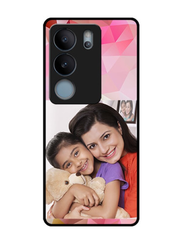 Custom Vivo V29 5G Custom Metal Phone Case - Abstract Triangle Design