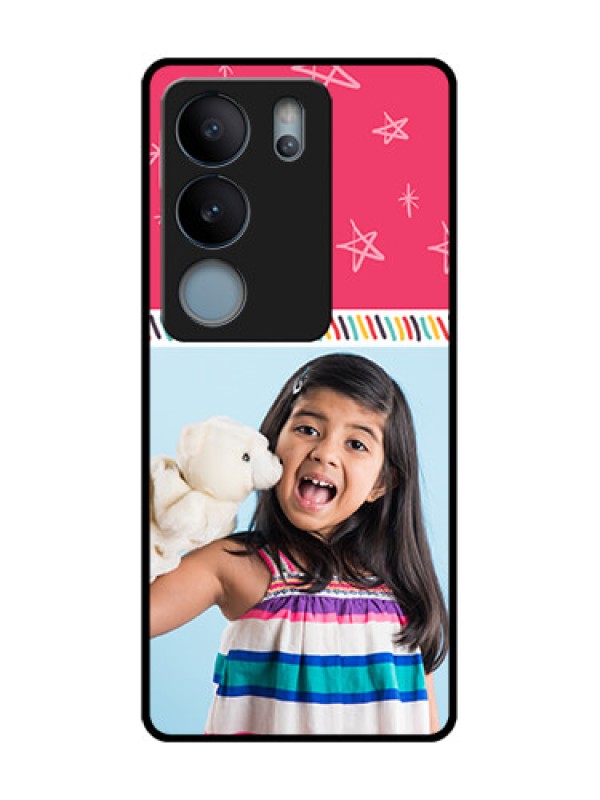 Custom Vivo V29 5G Custom Metal Phone Case - Line Art Design