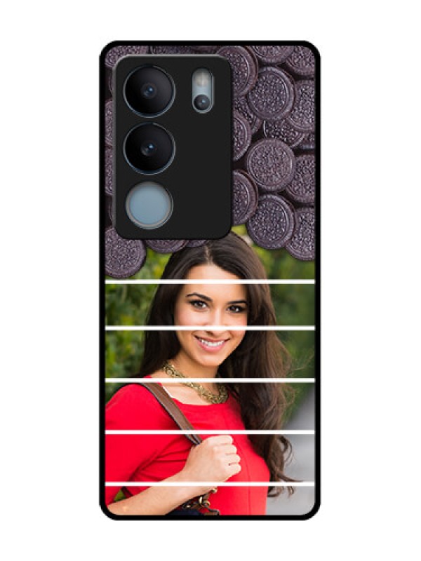 Custom Vivo V29 5G Custom Metal Phone Case - With Oreo Biscuit Design