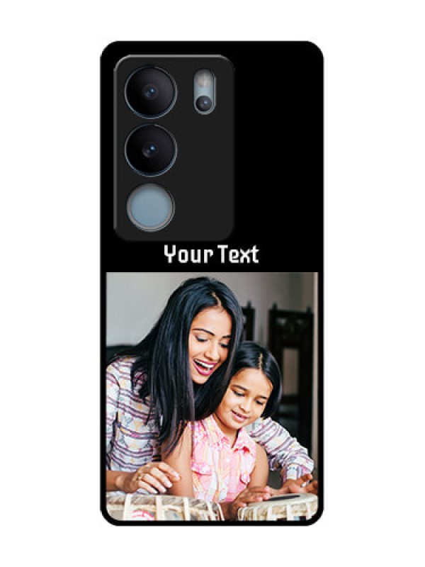 Custom Vivo V29 5G Custom Metal Phone Case - Photo With Name Design