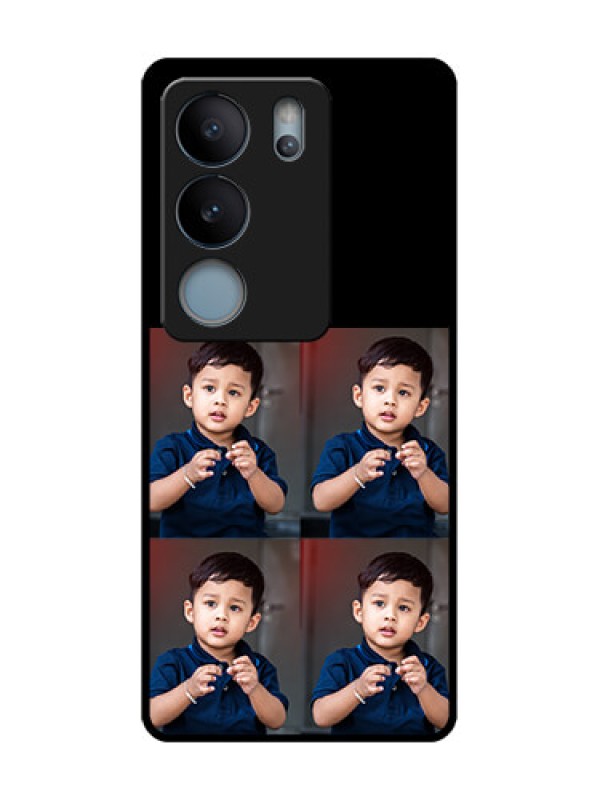 Custom Vivo V29 5G Custom Metal Phone Case - 4 Image Holder Design