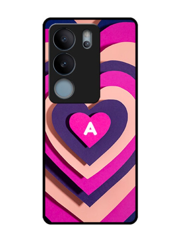 Custom Vivo V29 5G Custom Metal Phone Case - Cute Heart Pattern Design