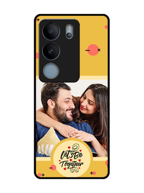 Custom Vivo V29 5G Custom Metal Phone Case - Lets Be Together Design