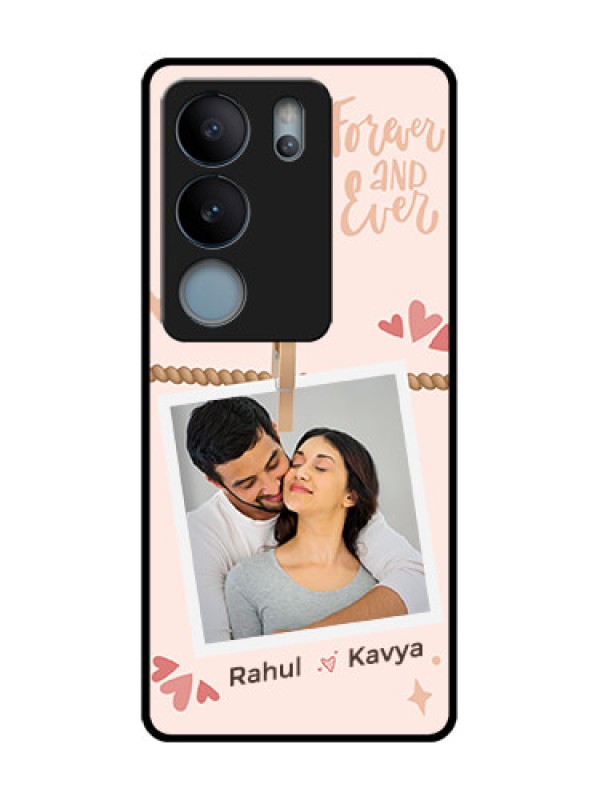 Custom Vivo V29 5G Custom Metal Phone Case - Forever And Ever Love Design
