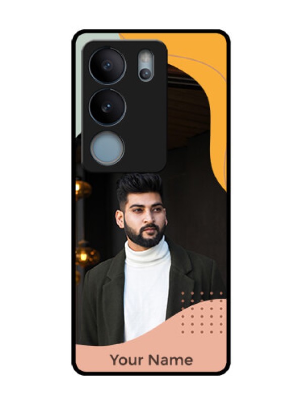 Custom Vivo V29 5G Custom Metal Phone Case - Tri - Coloured Overlay Design