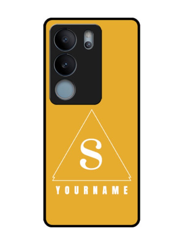 Custom Vivo V29 5G Custom Metal Phone Case - Simple Triangle Design