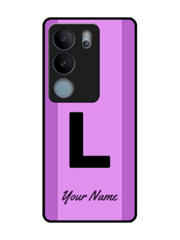 Custom Vivo V29 5G Custom Metal Phone Case - Tricolor Custom Text Design