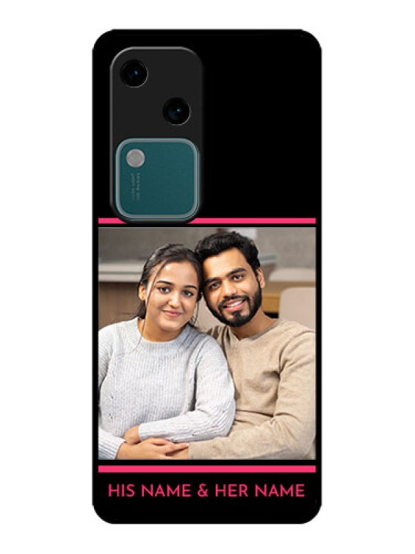 Custom Vivo V30 5G Custom Metal Phone CaseWith Add Text Design