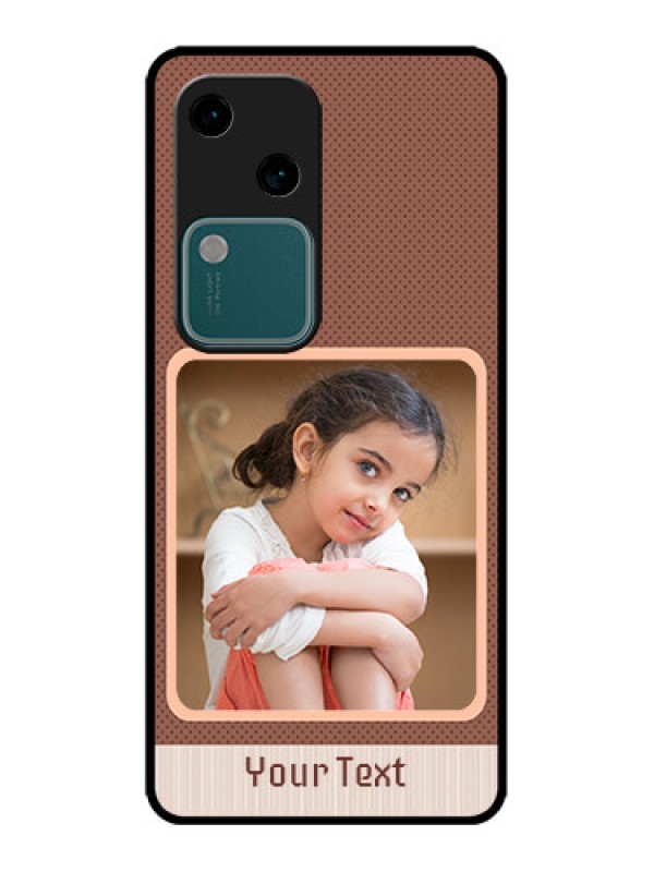 Custom Vivo V30 5G Custom Metal Phone CaseSimple Pic Upload Design