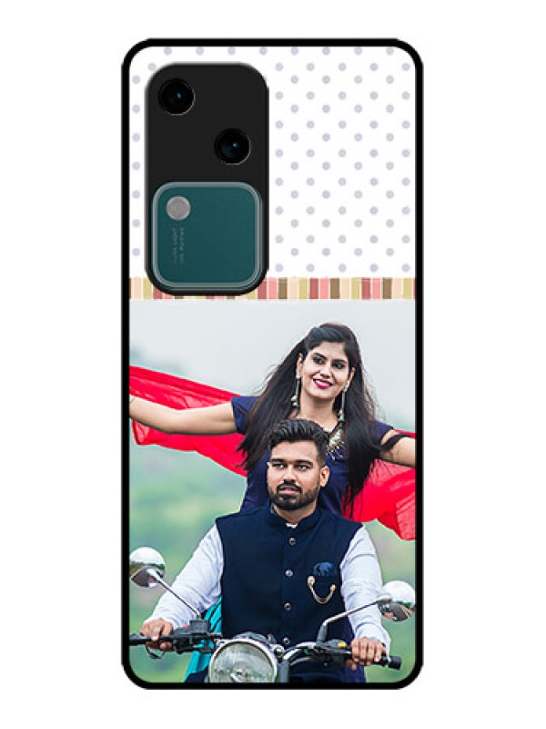 Custom Vivo V30 5G Custom Metal Phone CaseCute Family Design